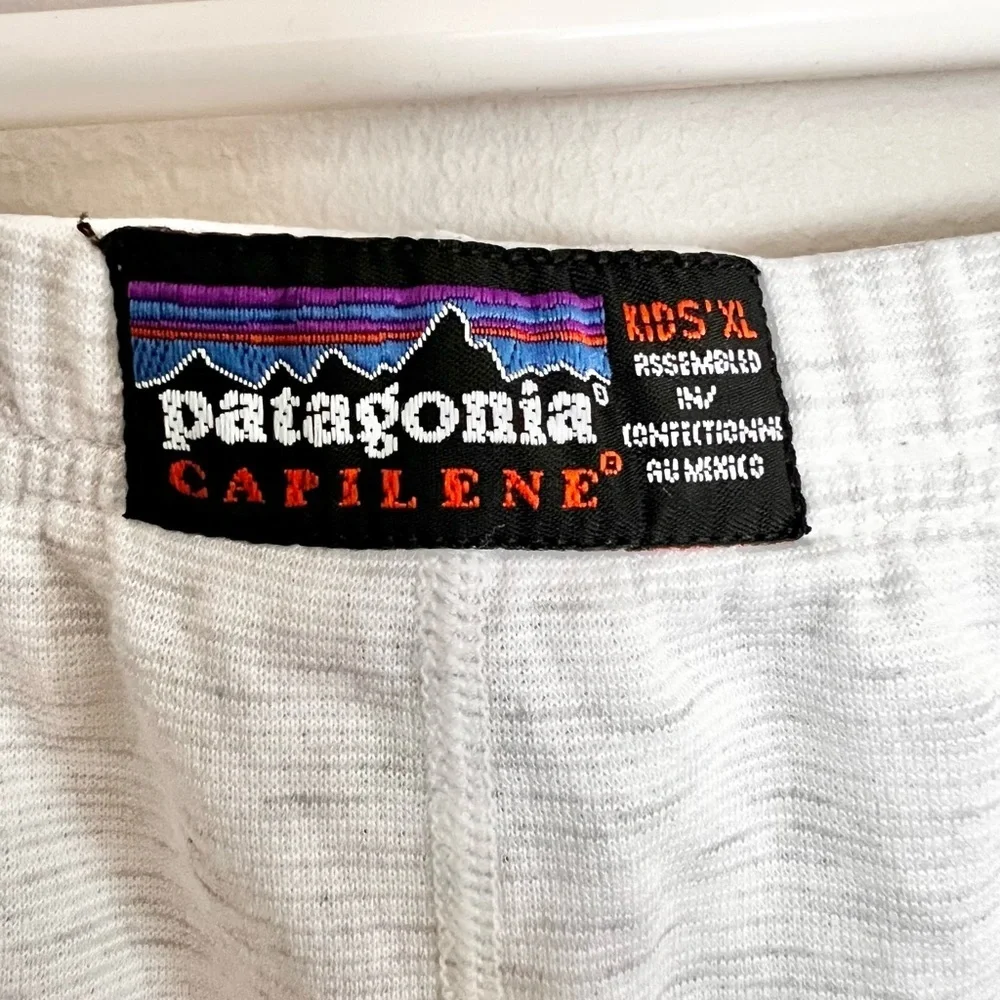 Patagonia Capilene Kid’s Heathered Athletic sweatpants leggings size XL - Picture 3 of 4